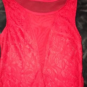Red dress from Charlotte Russe